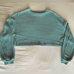 Shein Women’s Long Sleeve Crop Top